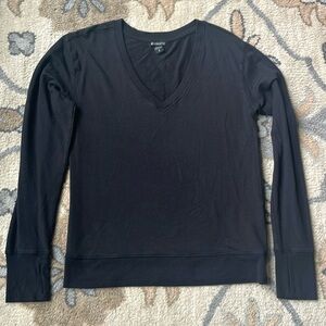 Athleta Sunrise V-Neck Sweatshirt, Size Small